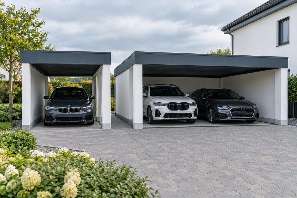 Carport und Doppelcarport – Standsicherheit durch Punkt- oder Streifenfundament – IGCP GmbH
